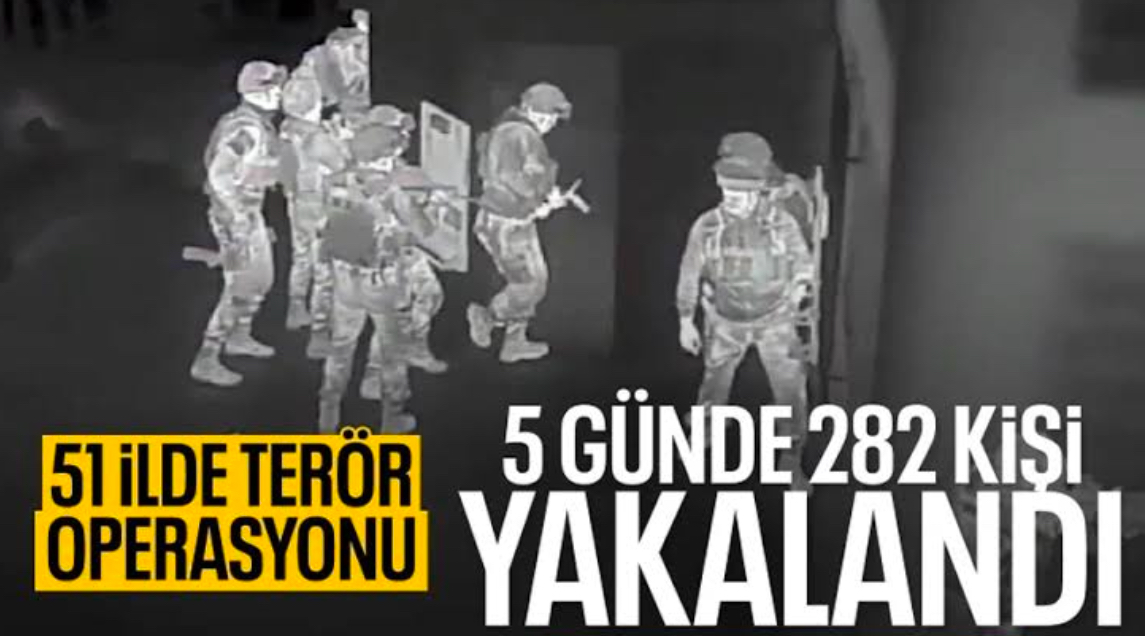 51 ilde PKK/KCK’ya Yönelik “Gürz-46” Operasyonu