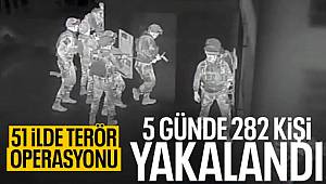 51 ilde PKK/KCK’ya Yönelik “Gürz-46” Operasyonu 