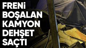 Birecik’te Feci Kaza! Freni Boşalan Komyon Köprüden Uçtu 
