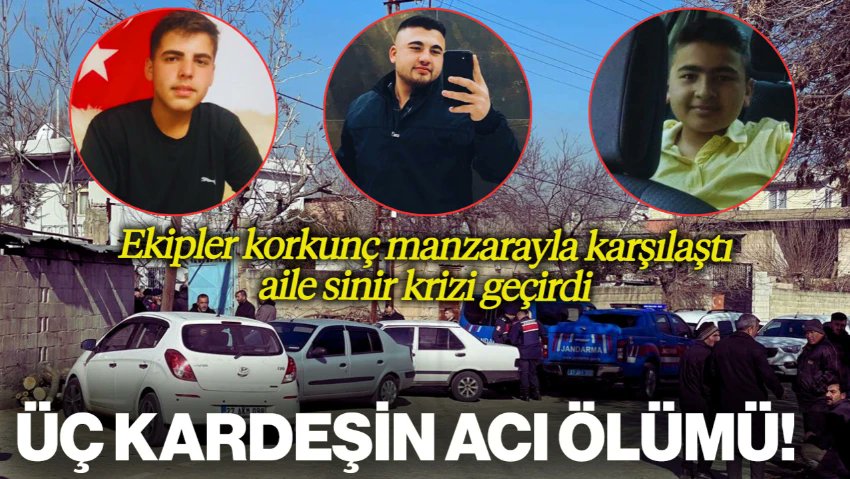 Gaziantep’te acı olay! 3 kardeş hayatını kaybetti... 