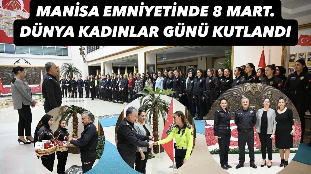 Emniyet Müdürü Fahri Aktaş, 8 Mart Dünya Kadınlar Günü Sebebi ile Kadın Meslektaşlarıyla Biraraya Geldi 
