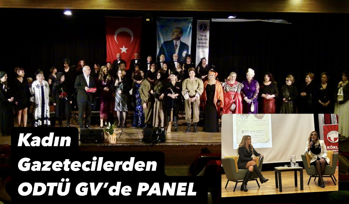 Gazeteci Ece İçmez ve KAÇOK Başkanı Gazeteci Aslı Sarı'dan ODTÜ GV'de panel
