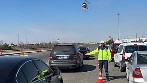 Gaziantep’te Jandarma’dan Cayrokopter ile Trafik Denetimi