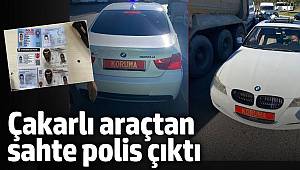 Çakar Lambalı Sahte Koruma Polisler Yakalandı 