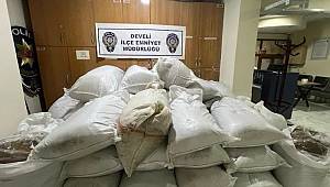 Kayseri'de 1 Ton Kaçak Tütün Yakalandı 