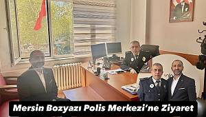 Mehmet Polat’tan Bozyazı Polis Merkezine ziyaret 