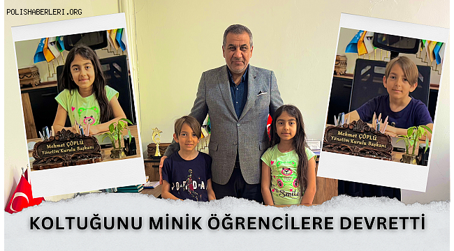 Sendika Başkanı Mehmet ÇÖPLÜ koltuğunu öğrencilere devretti 