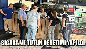 Antalya'da sigara ve tütün denetimi yapıldı 