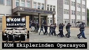 Gaziantep’te Helikopter Destekli Operasyon! KOM Ekipleri Suçlulara Nefes Aldırmadı 