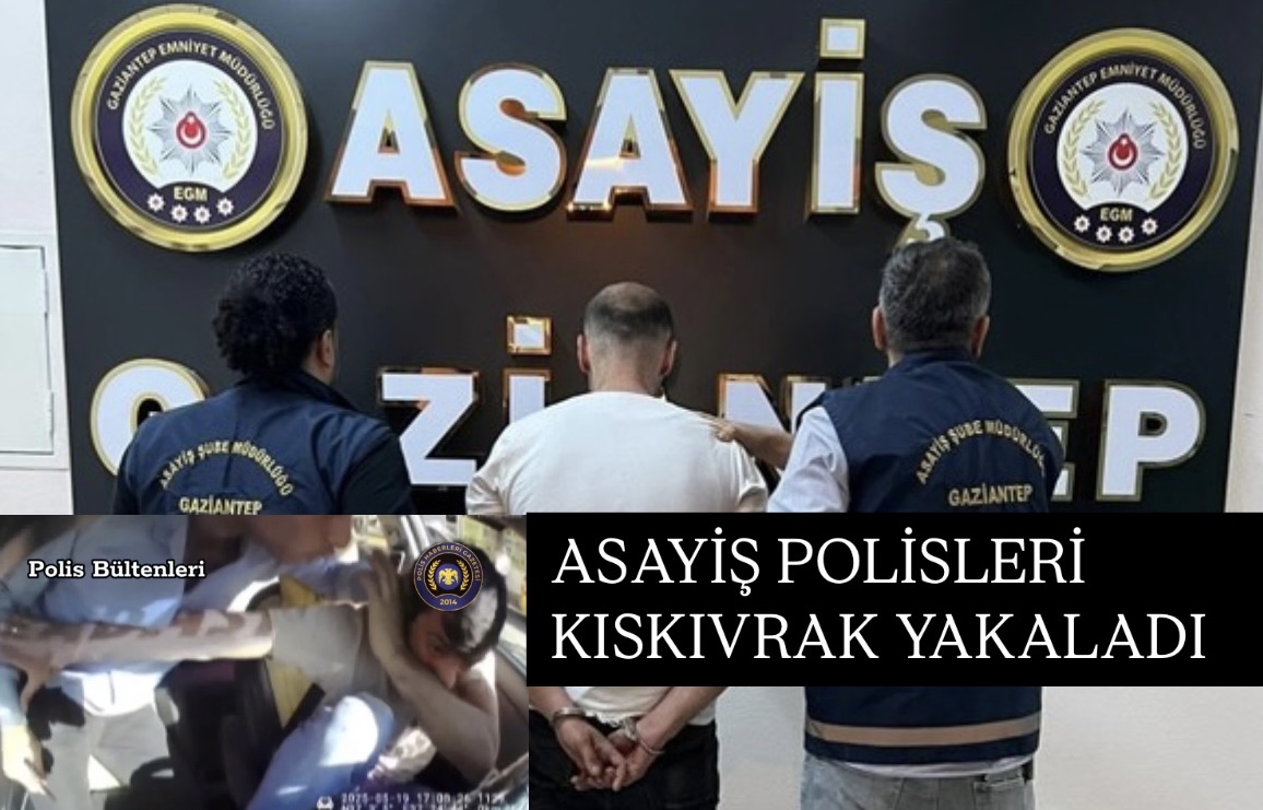 Gaziantep'te Taksiciyi Bıçaklayan Şahıs Asayiş Ekiplerinin Titiz Çalışması Sonucu Suç Aletiyle Birlikte Kıskıvrak Yakalandı