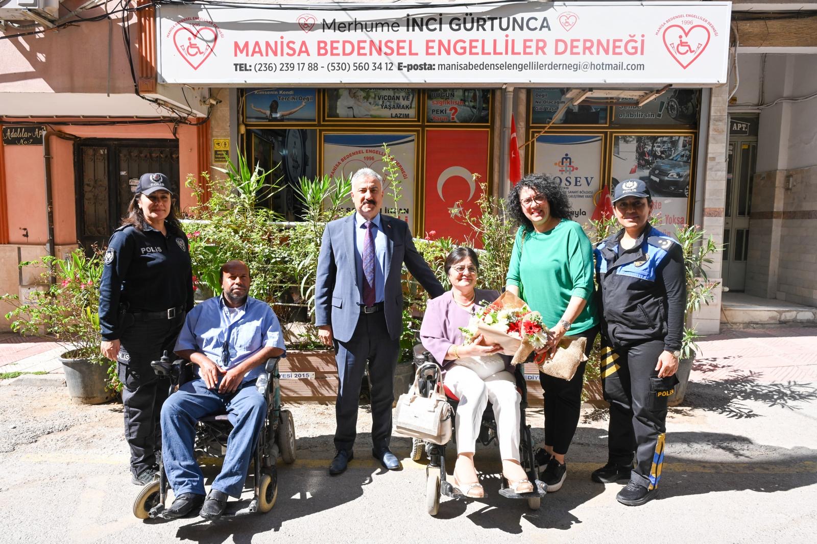 Manisa Bedensel Engelliler Derneği’ne önemli ziyaret