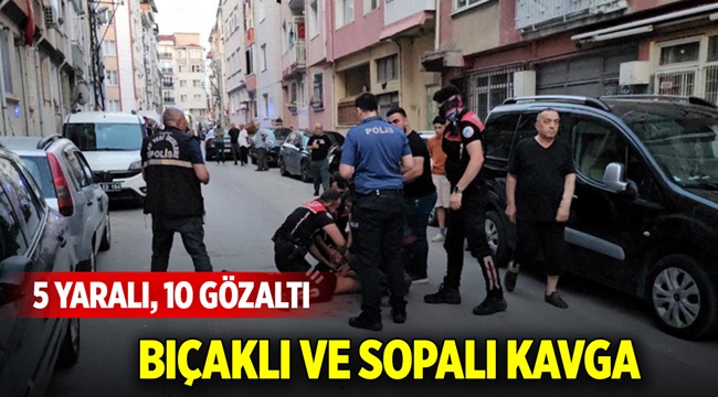 Edirne'de bıçaklı ve sopalı kavga! 5 yaralı, 10 gözaltı 