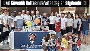 Gaziantep Emniyeti Özel Güvenlik Haftasında Vatandaşlara Mesleği Tanıttı 