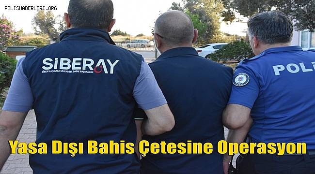 Mersin'de Yasa Dışı Bahis Çetesine Operasyon