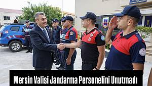 Mersin Valisi Atilla Toros Jandarma Personelinin 186 Yıl. Dönümünü Kutladı 