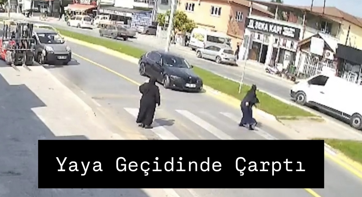 Sakarya’da yaya geçidinden geçen kadına otomobil çarptı!