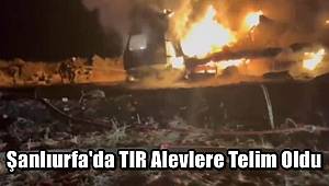 Şanlıurfa'da TIR Alevlere Teslim Oldu