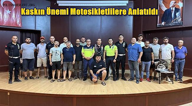 Kaskın Önemi Motosikletlilere Anlatıldı 