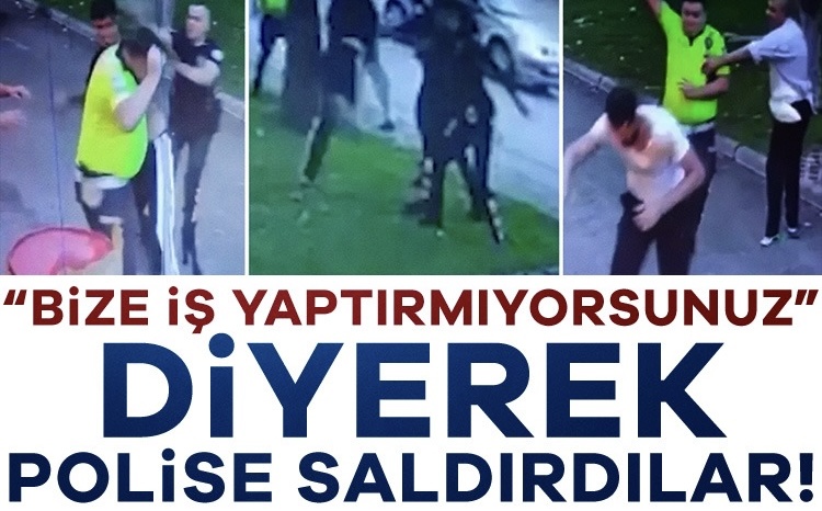 Konya’da skandal görüntüler! “Bize iş yaptırmıyorsunuz” deyip polislere saldırdılar 