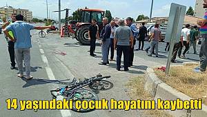 Minibüsün çarptığı 14 yaşındaki çocuk hayatını kaybetti 