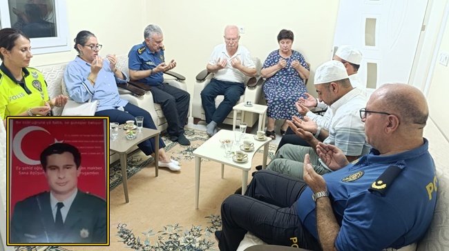Emniyet Müdürü Fahri Aktaş’tan şehit ailesine vefa ziyareti 