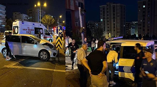 Kahramanmaraş’ta Polis Aracı Kaza Yaptı 