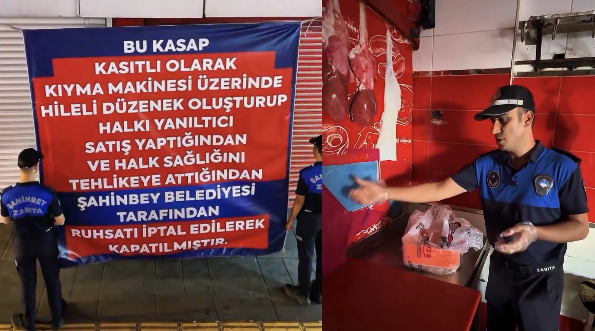 Gaziantep’te Akıllara Durgunluk Veren Sahtekarlık! Kasap Et Değil Resmen Pislik Satıyormuş 