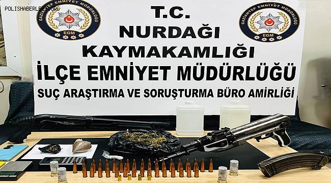 Gaziantep'te Filmleri Aratmayan Operasyon! 1 Adet Kalaşnikof Ele Geçirildi