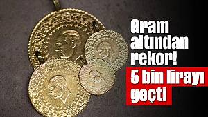 SON DAKİKA! Gram altın 5 bin lirayı geçti  