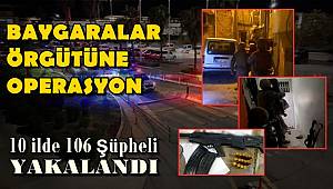 Adana Merkezli 10 İlde Bayğaralar Çetesine Operasyon! 106 Şüpheli Yakalandı