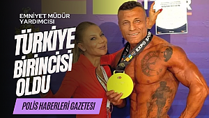 Bolu Emniyet Müdür Yardımcısı Türkiye Birincisi Oldu 