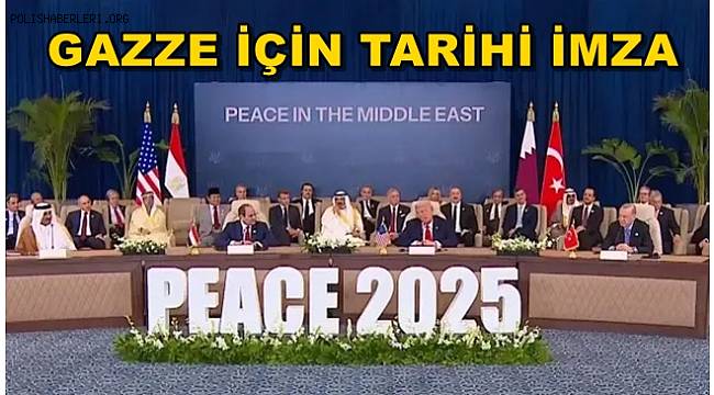 Gazze için tarihi imza! Liderler açıklamalarda bulunuyor