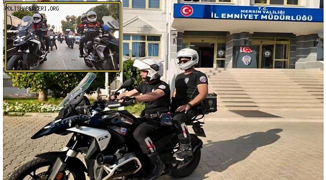 Mersin'de Motosikletli Polis Timleri Huzur Sağladı 