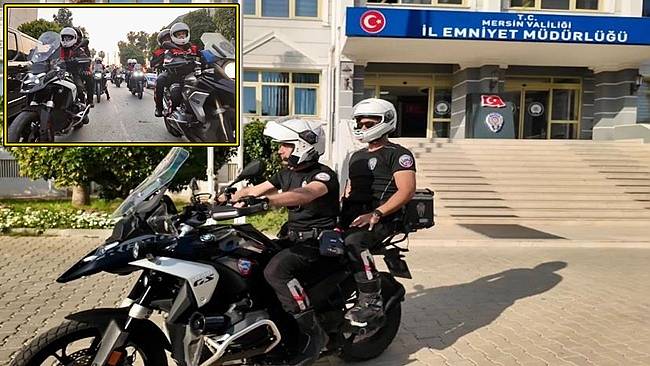 Mersin'de Motosikletli Polis Timleri Huzur Sağladı 