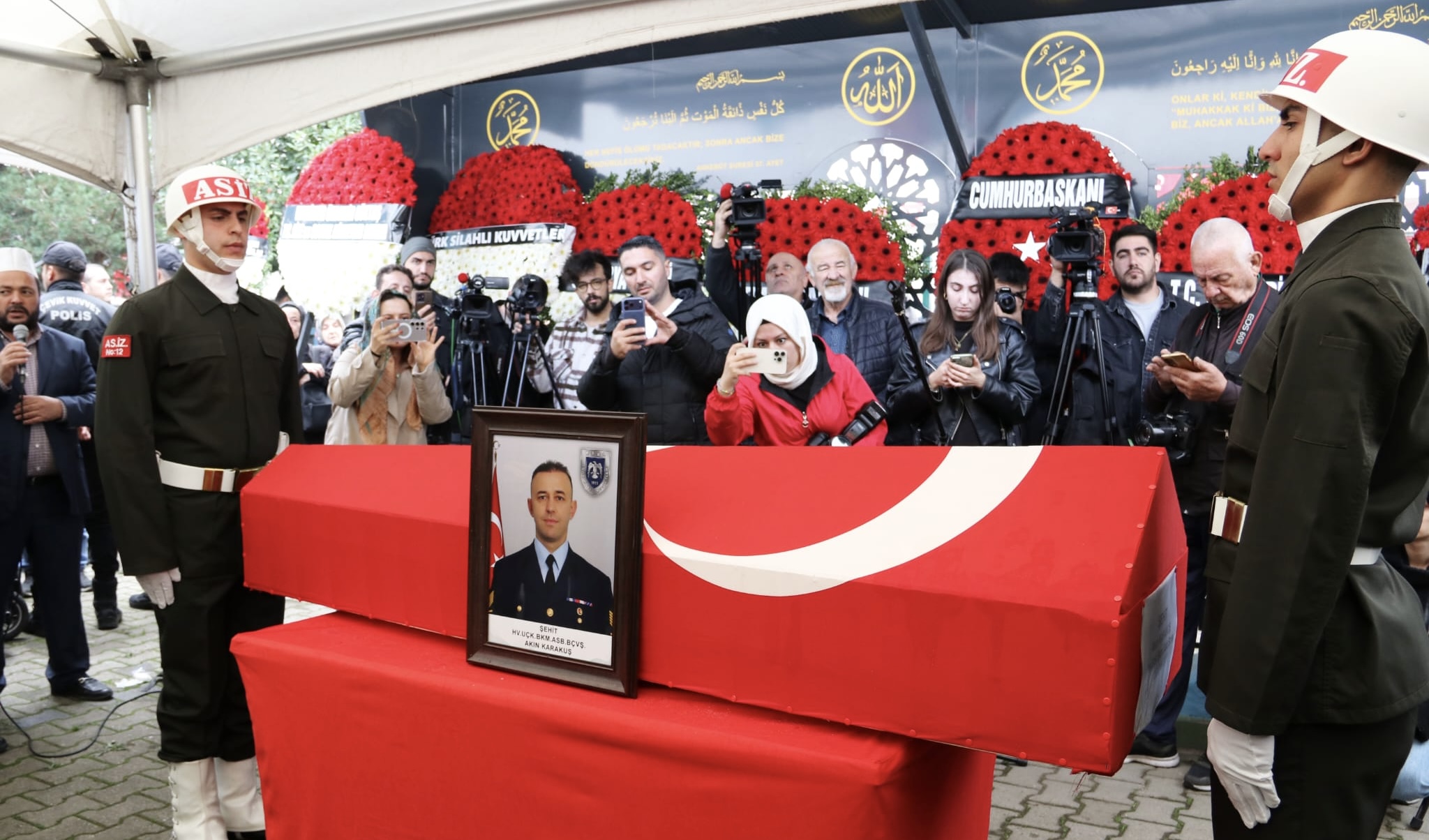 Şehit Akın Karakuş, Sakarya’da son yolculuğuna uğurlandı 