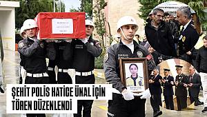 Şehit Polis Memuru Hatice Ünal İçin Manisa Emniyetinde Tören Düzenlendi 