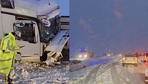 Sivas’ta Kar Fırtınası Can Aldı! Zincirleme Kazada 1 Kişi Hayatını Kaybetti 