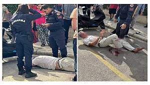 Sokak ortasında dehşet! Rus çiftin tartışması kanlı bitti 