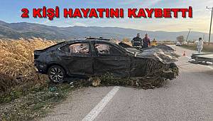 Tokat'ta Otomobil Sazlık Alana Uçtu! 2 Kişi Hayatını Kaybetti 