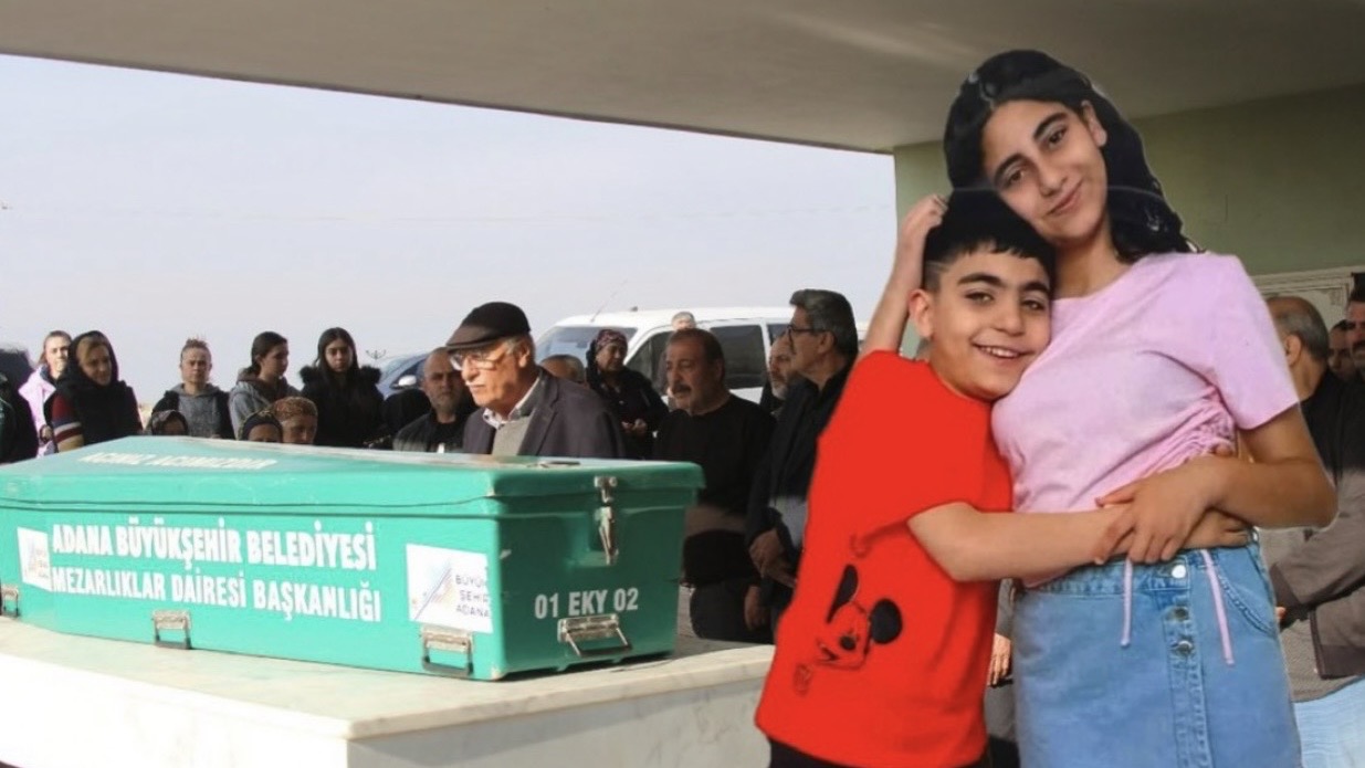 Adana’da Babaları Tarafından Öldürülen Küçük Kardeşler Toprağa Verildi 