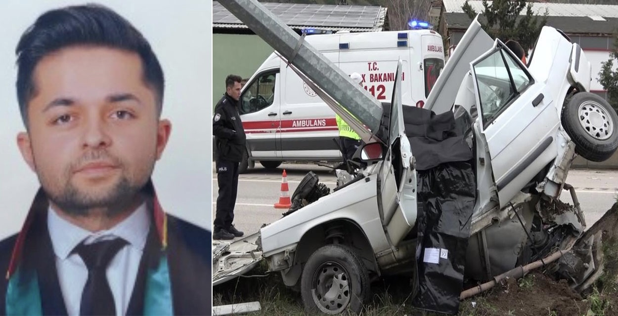 Amasya’da genç avukat duruşmaya giderken kazada hayatını kaybetti 