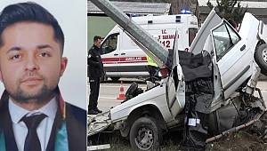 Amasya’da genç avukat duruşmaya giderken kazada hayatını kaybetti 