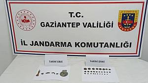 Gaziantep’te Tarihi Eser Kaçakçılığına Suç Üstü! Tarihi Sikkeler Ele Geçirildi 