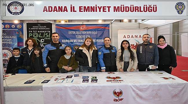Adana Emniyet Müdürlüğü Çukurova 18. Kitap Fuarı’nda stant açtı