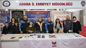 Adana Emniyet Müdürlüğü Çukurova 18. Kitap Fuarı’nda stant açtı