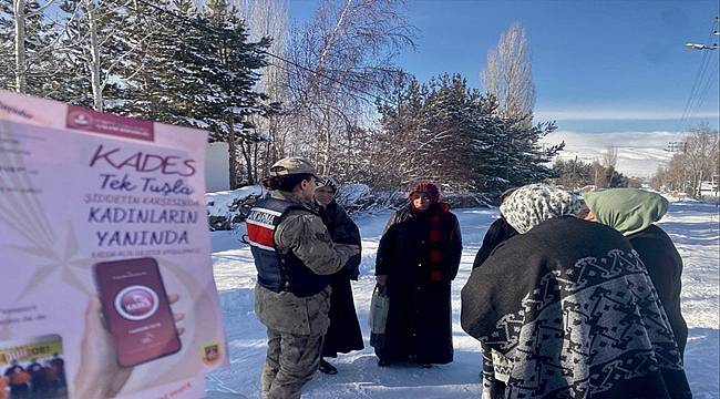 Ardahan İl Jandarma Komutanlığı’ndan KADES bilgilendirmesi 