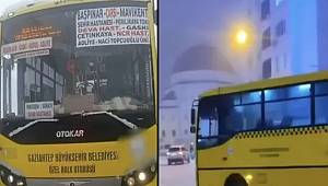 Gaziantep’te Otobüsle Drift Atan Sürücünün Ehliyetine 2 Ay El Konuldu 