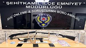 Gaziantep’te silah ve uyuşturucu operasyonu! 4 şüpheli yakalandı