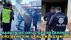 Mardin’de okul çevreleri ve servis araçlarına yönelik denetimler gerçekleştirildi 