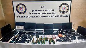 Şanlıurfa’da yasa dışı bahis operasyonu: 382 milyon TL’lik işlem hacmi, 18 tutuklama 